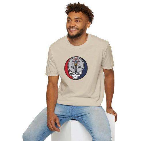 Grateful Dead - Psychle Sam Stealie Grateful Dead T-Shirt - StealieShop